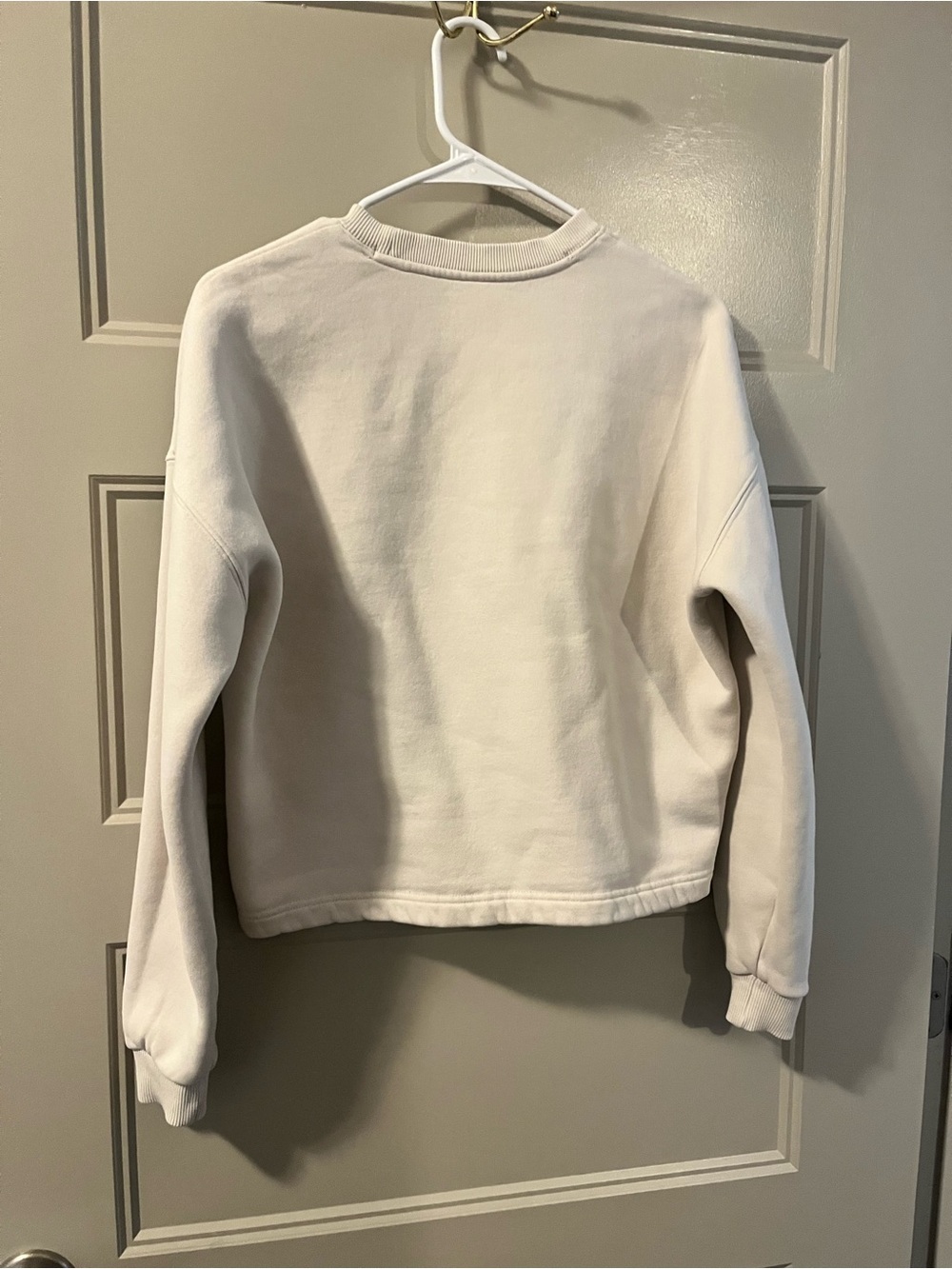 Vuori Women's Crewneck Sweater in Soft Beige - Picture 6 of 7
